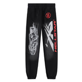 Skull Flare Bottom Pants