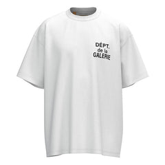 Black Logo Letter Print T-Shirt