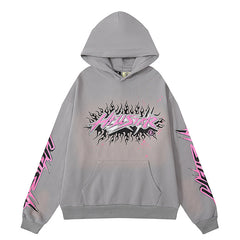 Sport Hoodie Grey pink