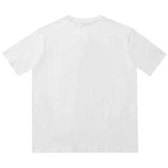 Summer Macaw Flower Slogan Short Sleeve T-Shirt