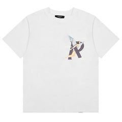 Retro High Street FOG Neckline 3D Printing T-Shirts