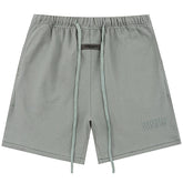 Season 9 flocking thickened letter print Shorts
