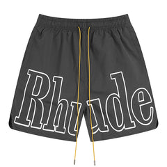 3M Reflective Letters Mesh Drawstring Shorts