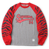 Supreme Tiger Raglan Long Sleeve Tee
