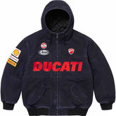 Supreme Ducati Hooded Work Jacket Black