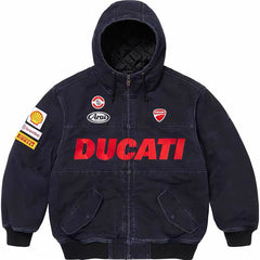 Supreme Ducati Hooded Work Jacket Black