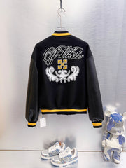 OFF WHITE Ow Patch bomber jacket