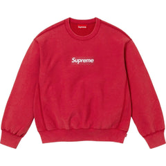25SS Washed Box Logo Crewneck Sweatshirts