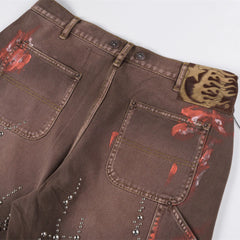 Capsule 11 Studded Double Knee Carpenter Shorts