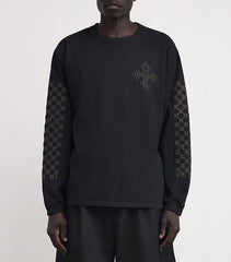 Raised-Logo Cotton Sweatshirt