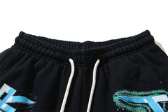 Graffiti Washed Shorts