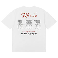RHUDE USVI Regatta Tour Tee