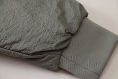 Multi-element patchwork down jacket