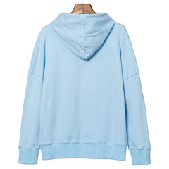 Bear-print classic hoodies