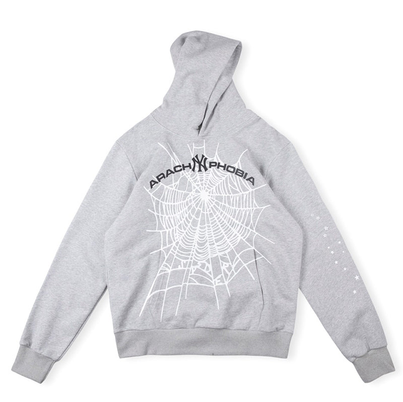 555555 Phobia NY Spider Web Sports Hoodie