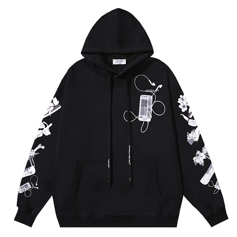 Hoodie With Scan Arr Over Print