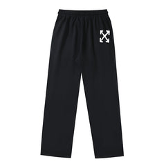 Arrow Printed Trousers Straight Loose Casual Pants #1066