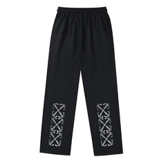Arrow Printed Trousers Straight Loose Casual Pants #1067