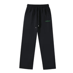 Arrow Printed Trousers Straight Loose Casual Pants #1068