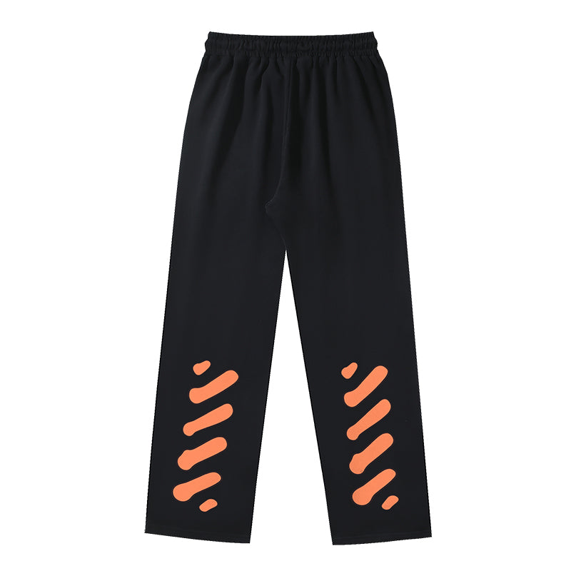 Arrow Printed Trousers Straight Loose Casual Pants #1073