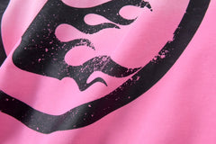 HS Logo Zip Up Hoodie Pink