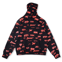 graphic-print "Black" Hoodie
