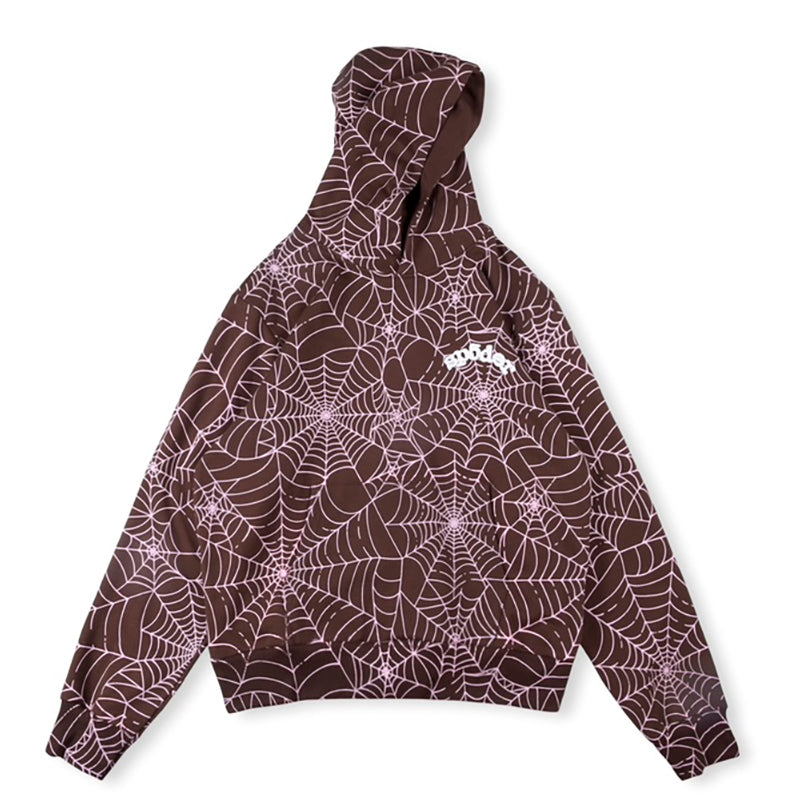 AOP Hoodie Brown