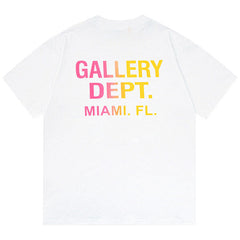 Paint-splattered Logo-print Cotton-jersey T-shirt
