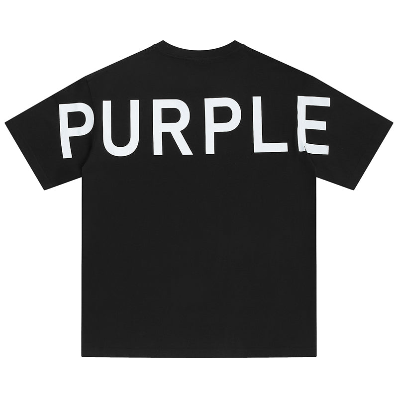 PURPLE Clean Jersey Logo T-Shirt