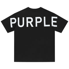 PURPLE Clean Jersey Logo T-Shirt