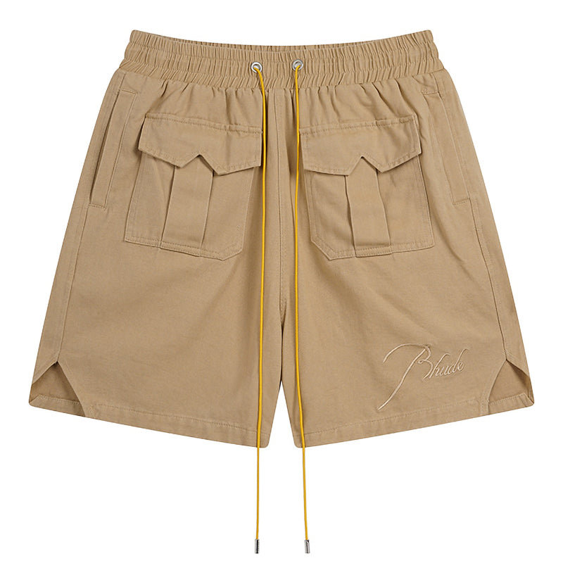 Embroidered Letters Logo Shorts