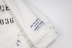 EP Paint-Splattered Logo-Print Cotton-Ripstop Jacket