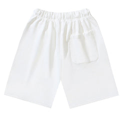 Off Logo Print Swim Shorts
