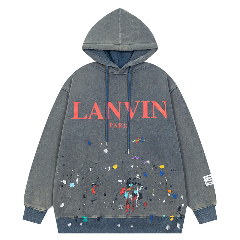 x  Splatter Hoodie