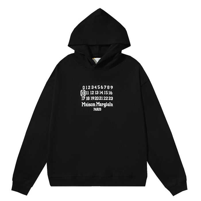 Numbers Print Hoodie