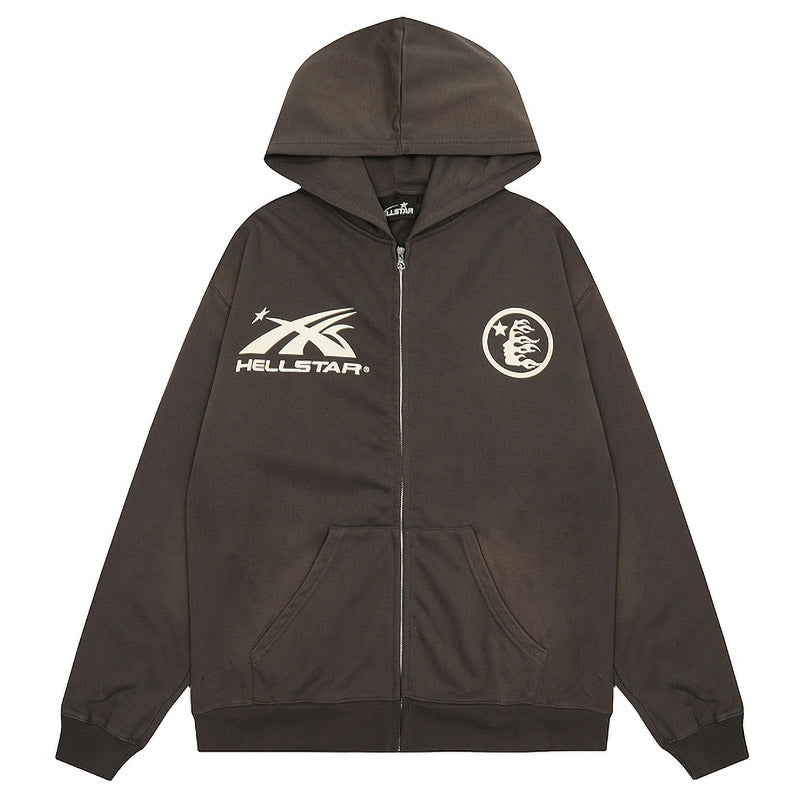 Sports Zip-Up Hoodie