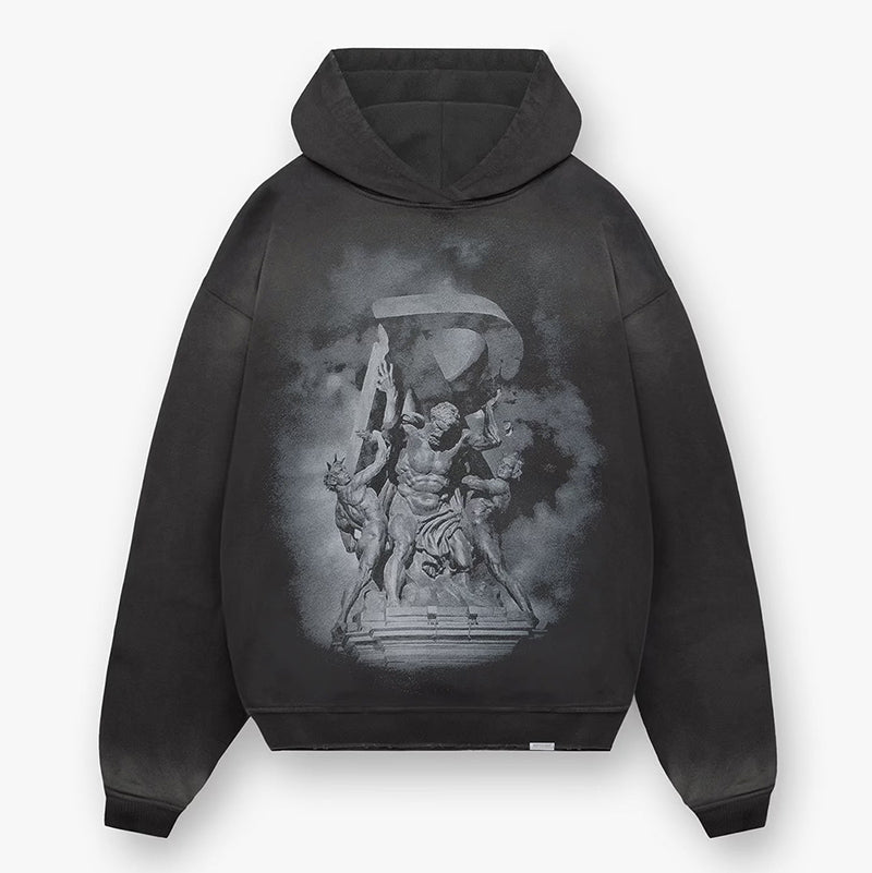 Graphic-Printed Hoodie