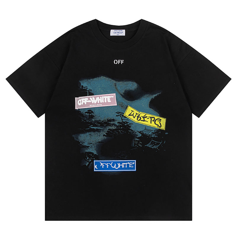 Type Sticker black t-shirt