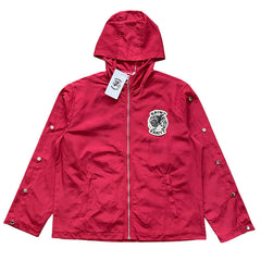 Nylon Hooded Track Jacket