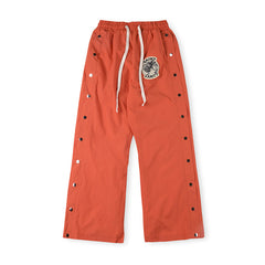 Nylon Hooded Track  Pants “Orange”