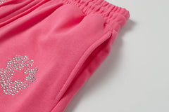 Denim Tears Cashmere Swarovski Cotton Wreath Shorts