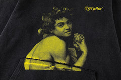 Bacchus-Print Cotton Hoodie