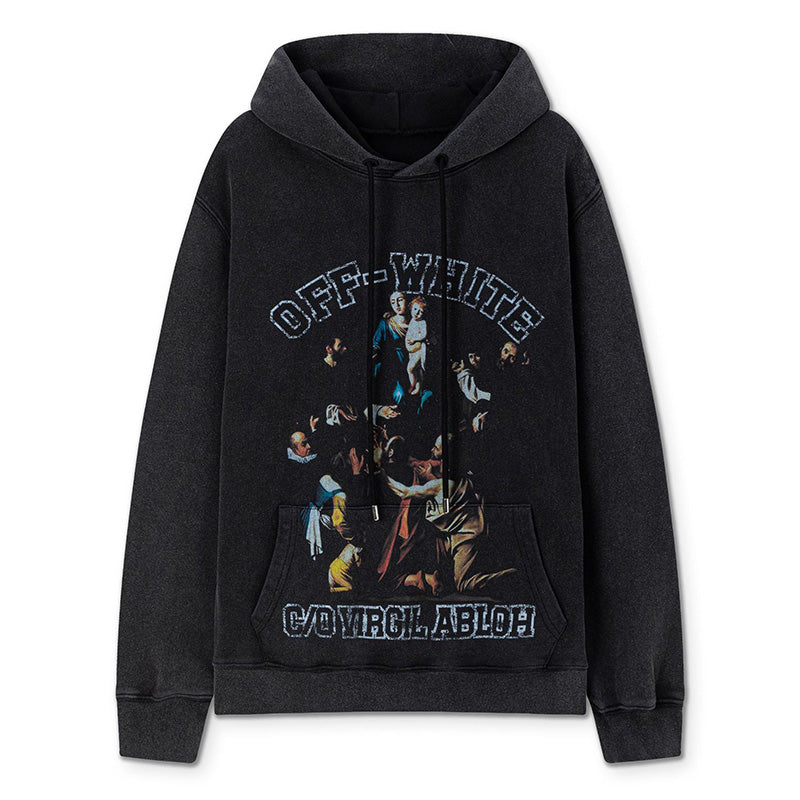 Graphic-Print Cotton Hoodie
