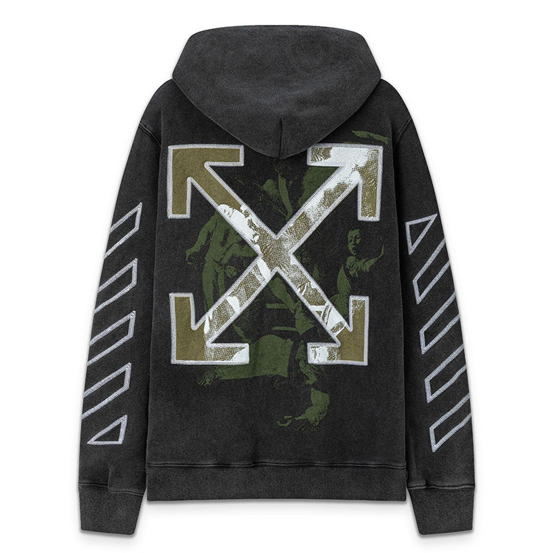 Arrow-Print Hoodie