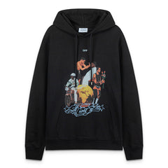 Black Cotton Hoodie