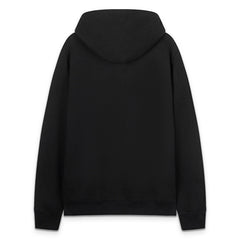 Black Cotton Hoodie