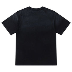 bird-print T-shirt