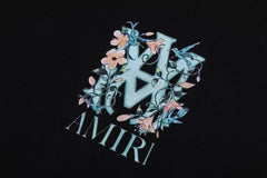 floral logo-print T-shirt