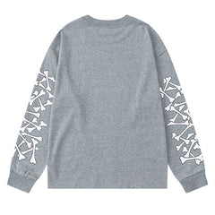 Bones Stacked T-shirt Long Sleeve Tee