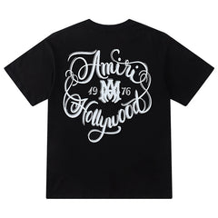 Hollywood lettering-print T-shirt
